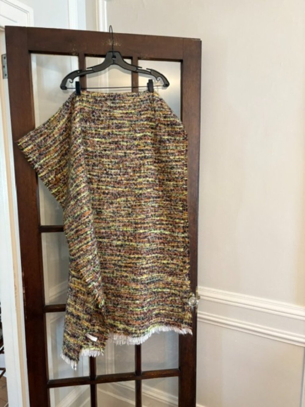 Free People Tweed Boucle Blanket Scarf